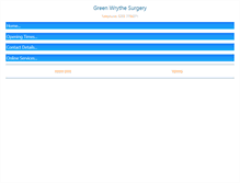 Tablet Screenshot of greenwrythesurgery.nhs.uk